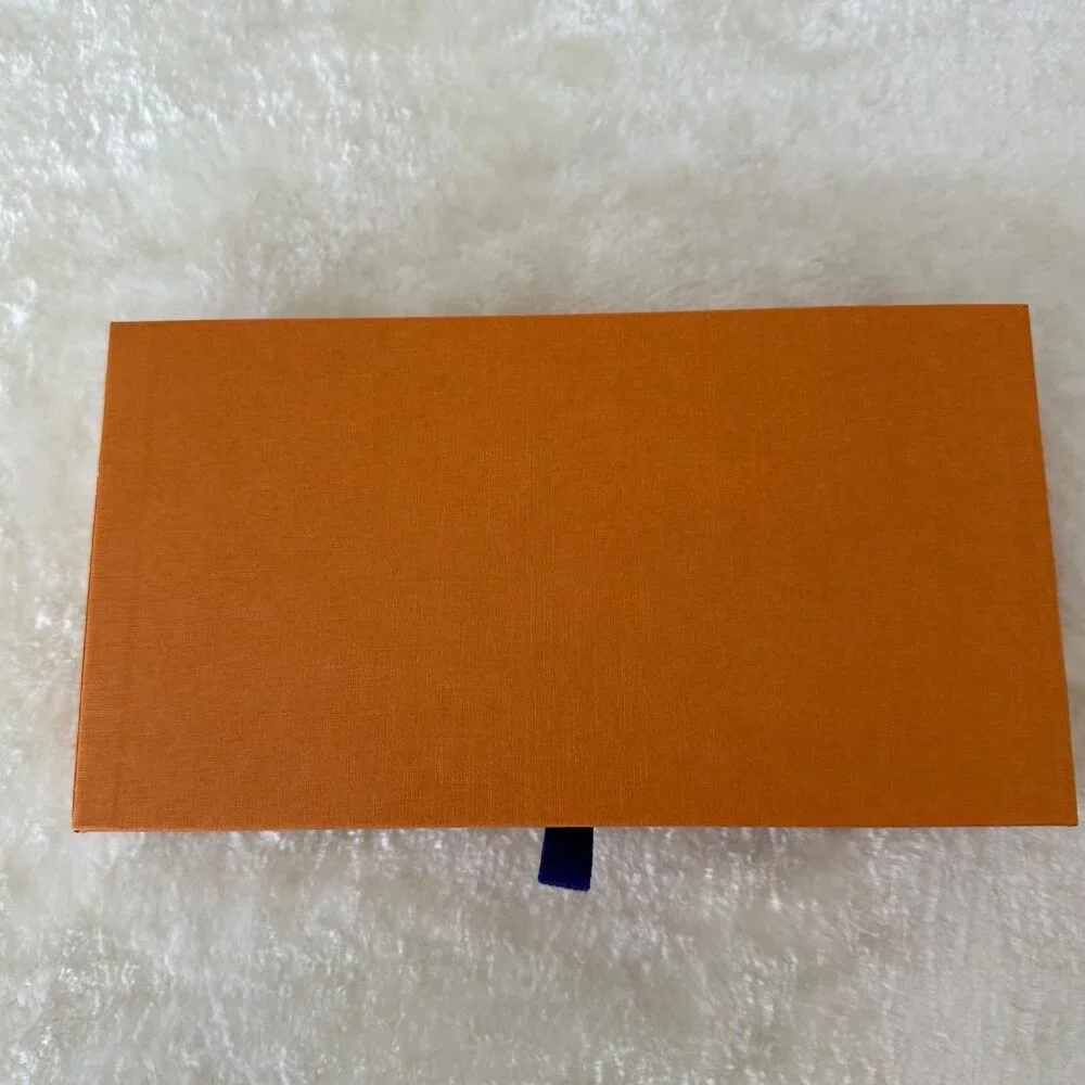 Louis Vuitton Empty Gift Box For A Passport Holder Orange Brown O/S